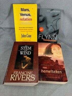4 Dutch language Books for Adults Teerbemind Het Hemelteken Stem in de Wind